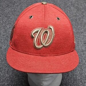 Washington Nationals Hat Fitted 7 1/2 Red New Era 59FIFTY All Star Game Cap